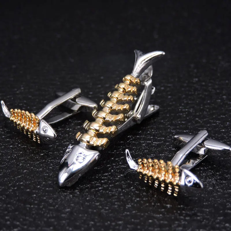High Quality Cuff links necktie clip for tie pin for men's gift Classic pattern tie bars cufflinks tie clip set Men Jewelry