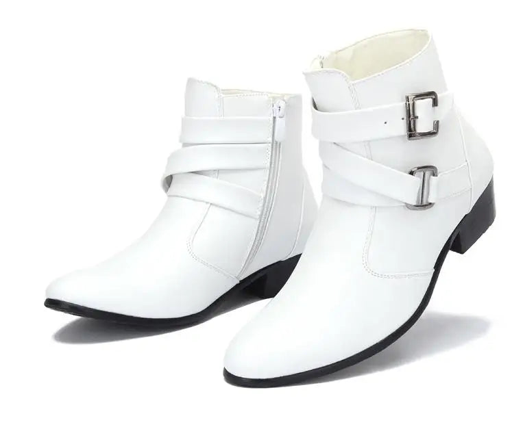 Men Boots  Fashion Microfiber Leather Fur Boots Winter Nubuck Leather Warm Men Shoes Outdoor boots