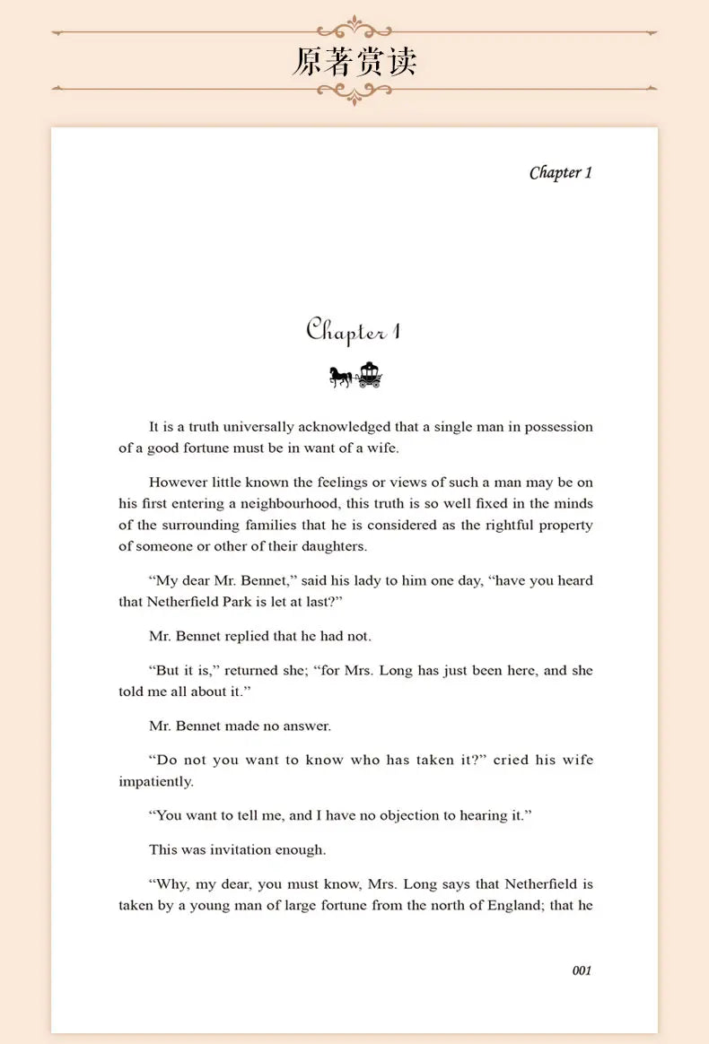 2pcs/set Pride and Prejudice/Jane Eyre: English book for adult student gift World famous literature English original