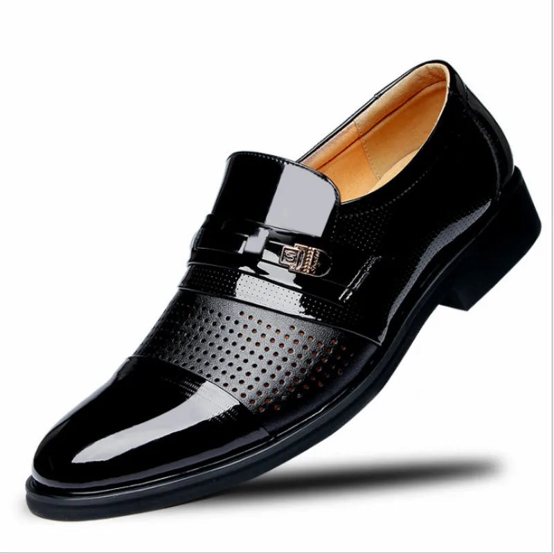 New Hot Sale Man PU Leather Casual Shoes English Wind Business Dress Shoes Adult High Quality Casual Adult Shoes