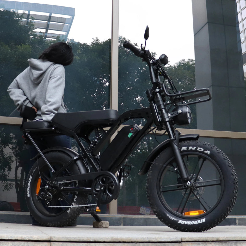 VOMO X80 PRO Electric Dirt Bike Rear Hub Motor 250W Steel Frame Hydraulic Disc Brakes City E-Bike