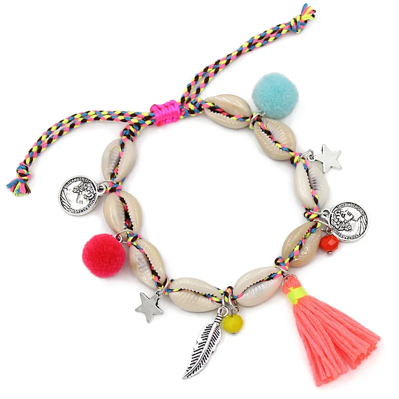 Anklets for Women Handmade Boho Jewelry Summer Beach Barefoot Sandals Bracelet anklet on the leg Female Ankle Strap - Free Item.