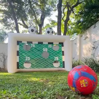 Outdoor Commercial PVC Inflatable Football Goal Post Inflatable Soccer Goal for Rent Inflatable Football Target Shootout Game