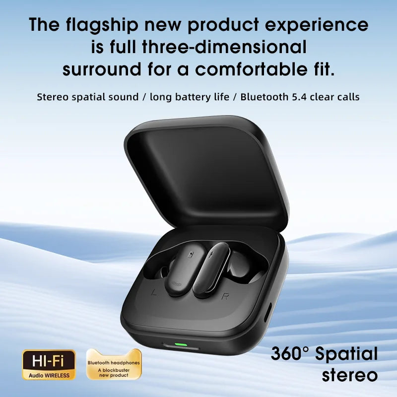 Ture Wireless Earbuds Headphone BT 5.3 Full Touch Control TWS Earphones Built-in Dual Microphone Immersive Sound In Ear Earbuds