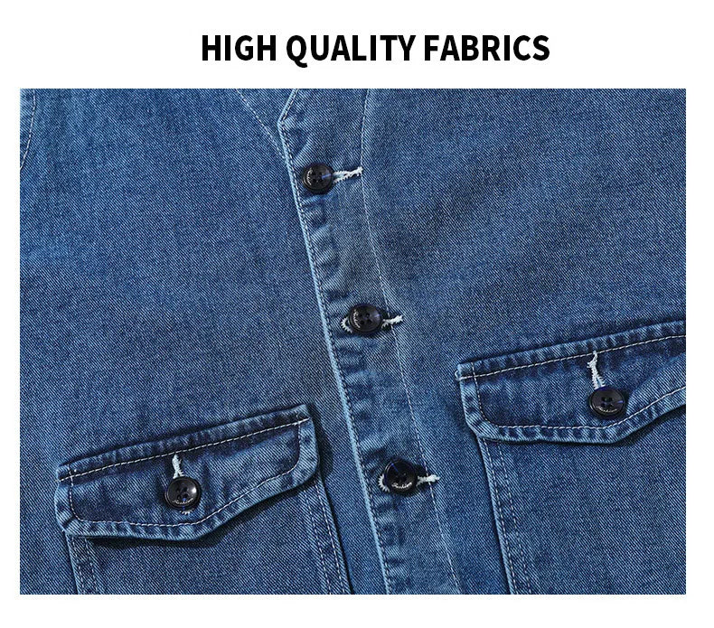 Denim Vest Men's Jacket Spring Autumn Jeans Jacket V-neck Design Korean Vest Loose Casual Fashion All-match Style Male Clothing