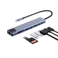 Hot Pont Usbc Hub to hd Adapter Kit Pd Fast Charge 8 En 1 Usb Type c Hub Switch Dock for Tablet Dock Station - Free Item