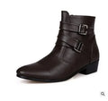 High Quality Large Size 39-47 Leather Boots Men's High Top Casual Men's Boot