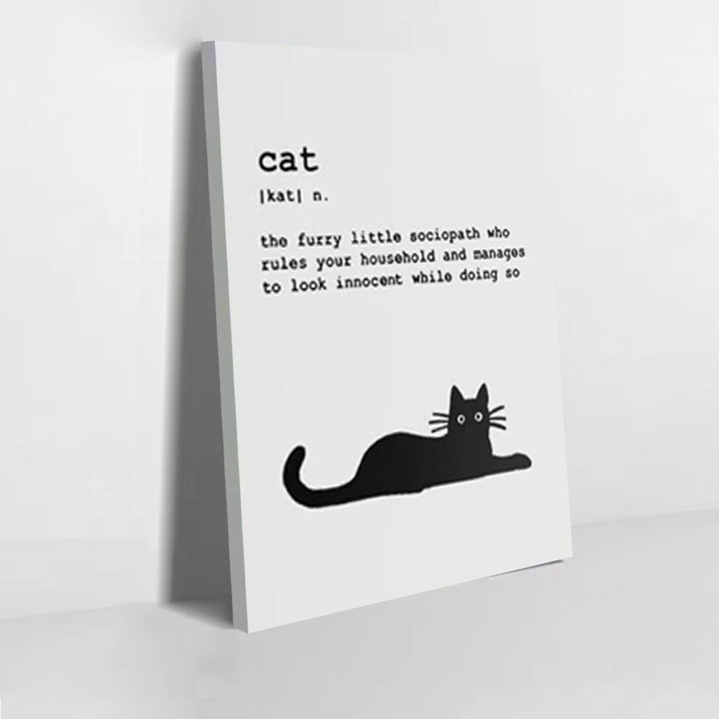 Description of Cats Poster Core, Bedroom, Living Room and Entrance Hall Painting With Pine Wood Inner Frame. OEM/ODM Service