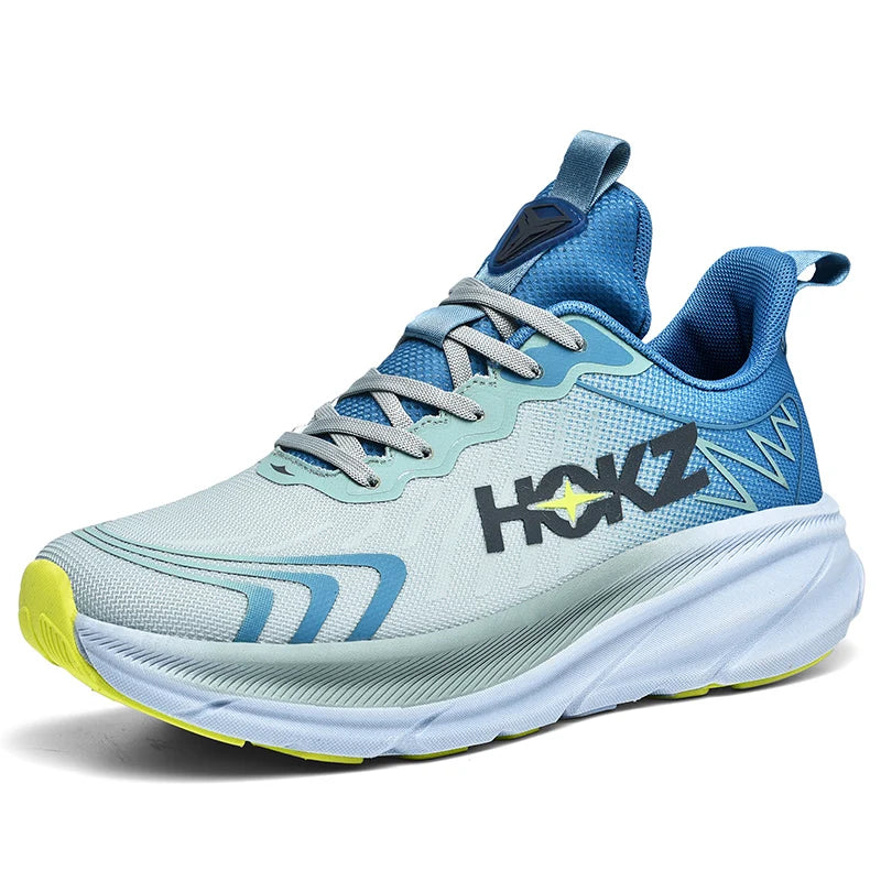 Women's Men's Track Trail-running Shoes Running Minimal Platform Stretch Fabric Air Mesh Athletic Low-top Lace Up Sport Light