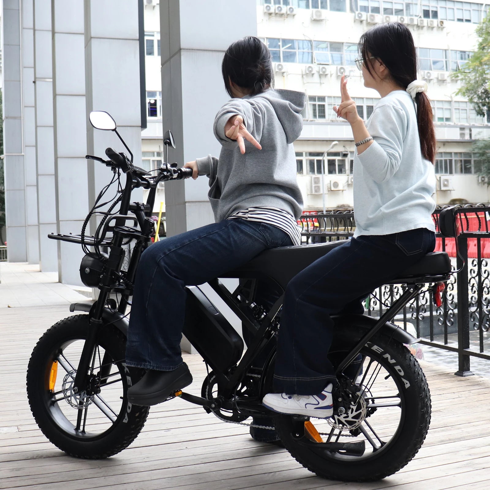 VOMO X80 PRO Electric Dirt Bike Rear Hub Motor 250W Steel Frame Hydraulic Disc Brakes City E-Bike