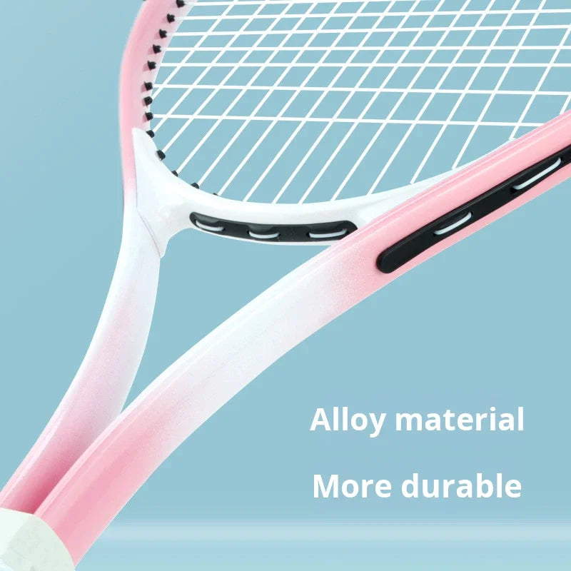 Tennis Trainer Single Player Training Rebounder Set Racket Beginner's Training Automatic Rebound Iron
