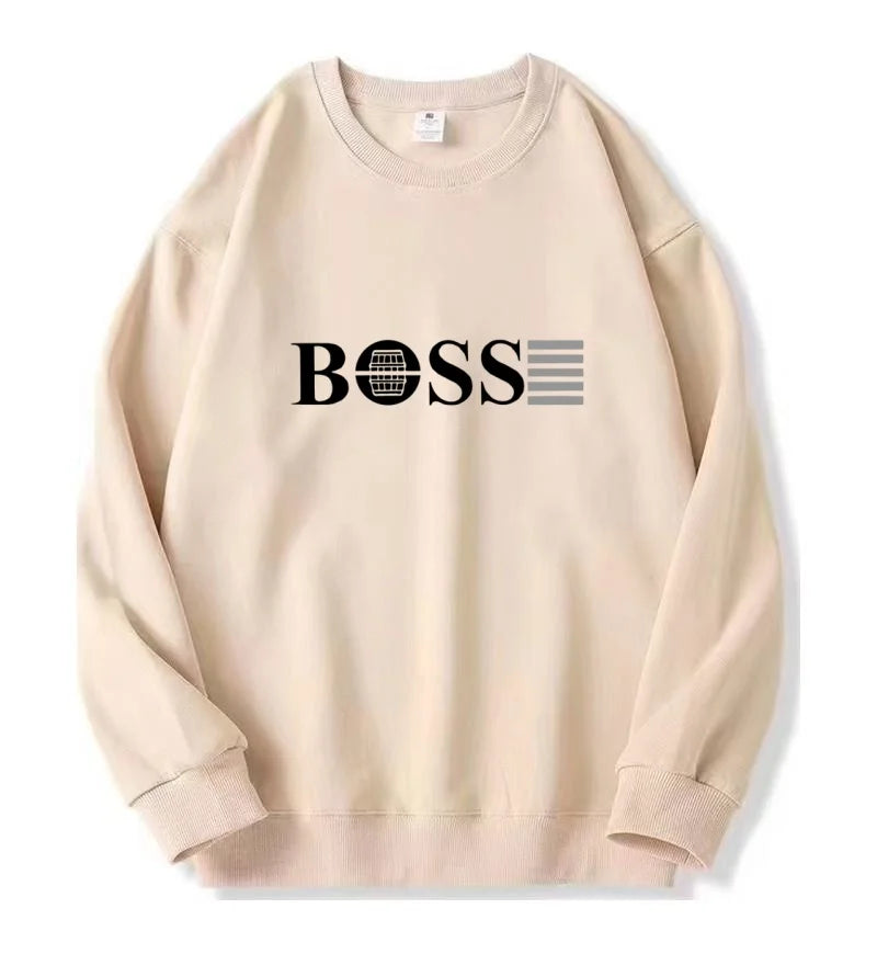 Wholesale High Quality Custom LOGO Lightweight Spandex/Cotton Outdoor Exercise Crew Neck Sweatshirt Casual Solid Sweatshirt