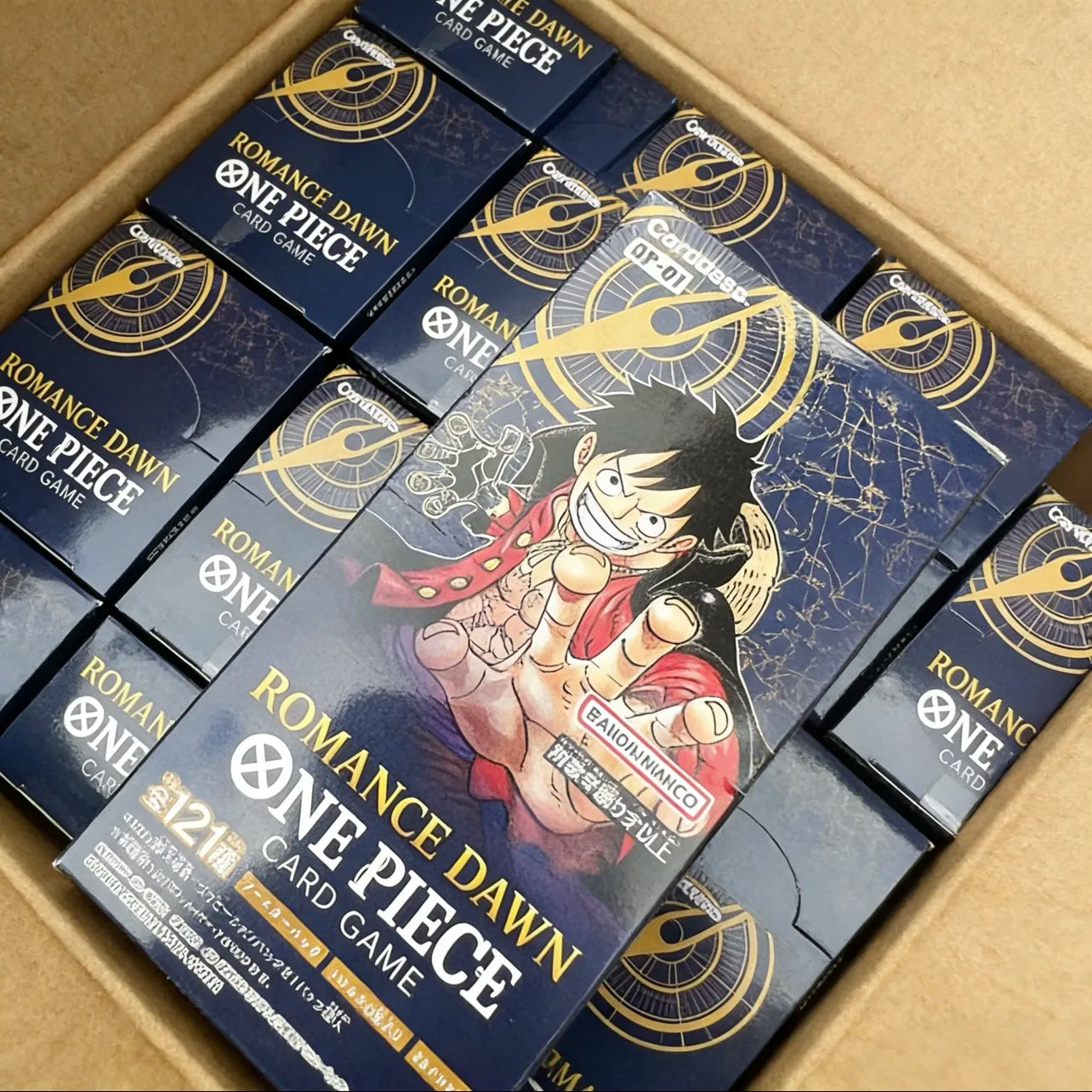 Card Game OP-01 Romance Dawn Booster Box Japan Version Sealed TCG Collectible Senwell Paper (>14Y)