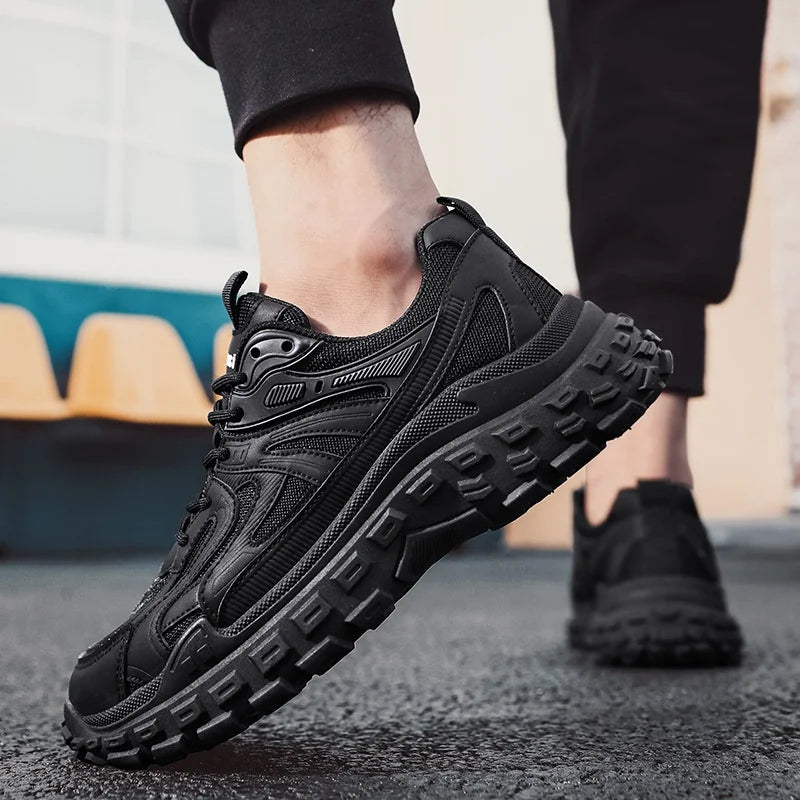 Men's Spring/Summer/Autumn 2026 New Fashion Youth Mesh Breathable Lace-Up Anti-Slippery Running & Leisure Sporty Shoes
