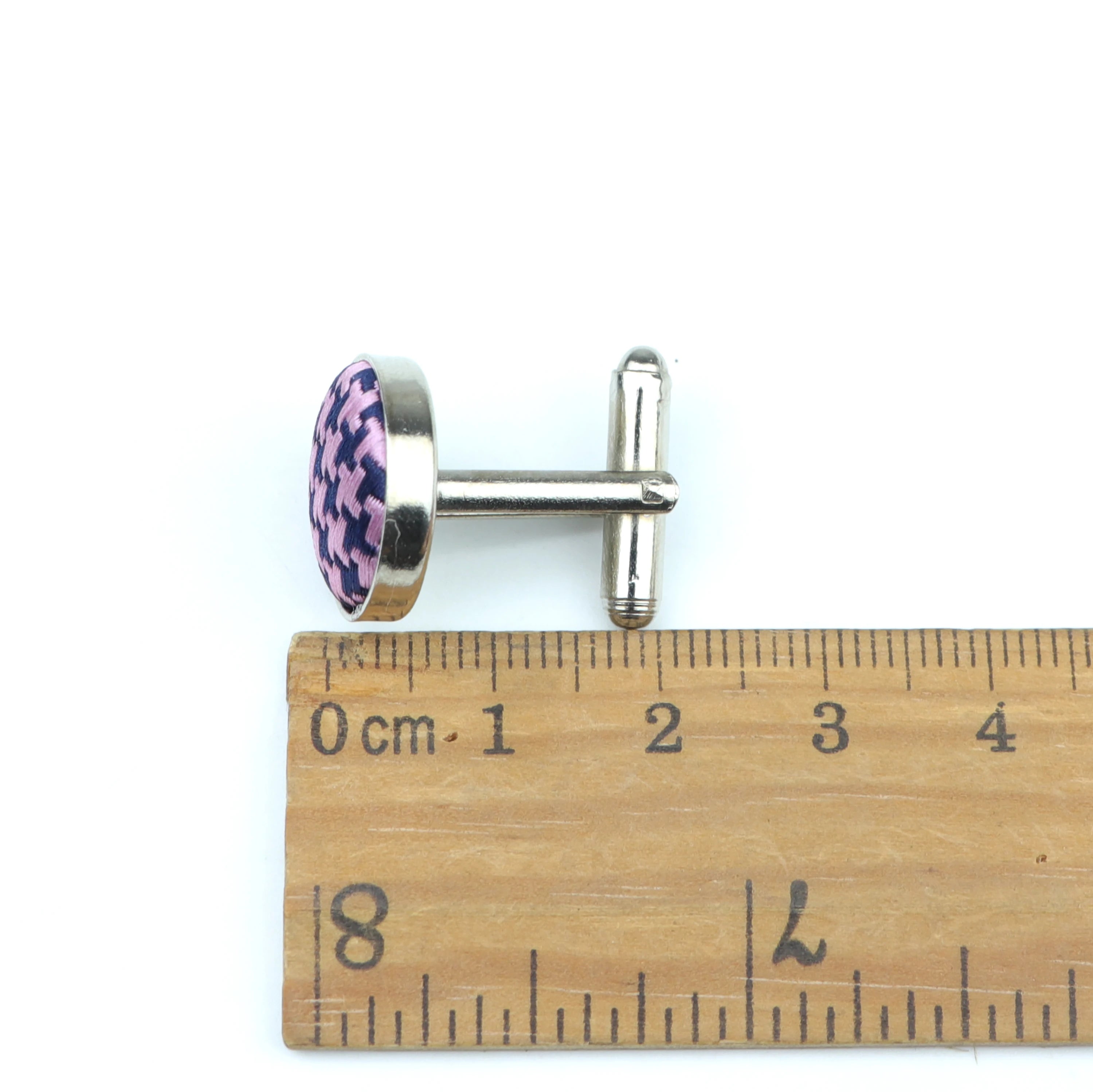 Classic Fashion Striped Polyester Check Design Cufflink For Mens Brand Cuff Buttons Cuff Links High Quality Jewelry Accessory