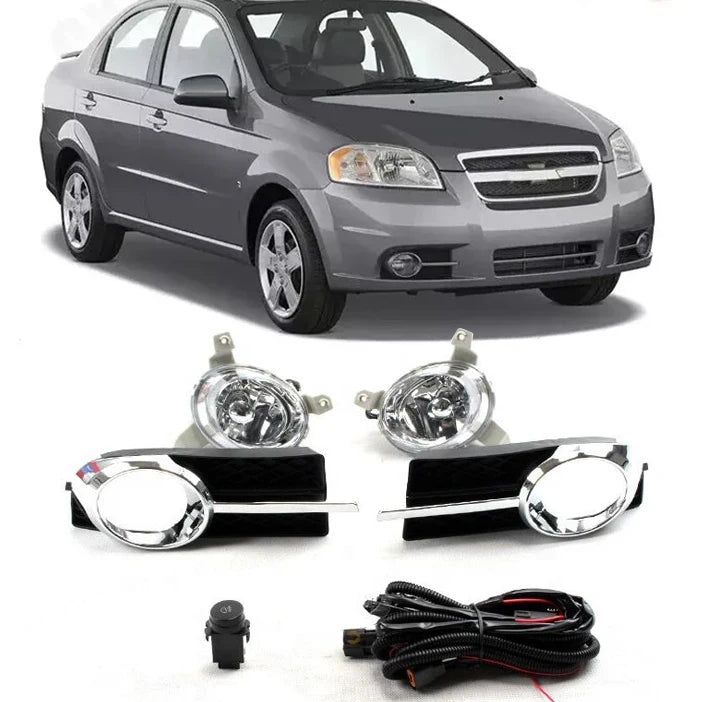 Fog Light Lamp for chevrolet Chevy Aveo Lova PT G3 WAVE Daewoo Gentra 2006 2007 2008 2009 2010 2011 with Switch Wiring Kit