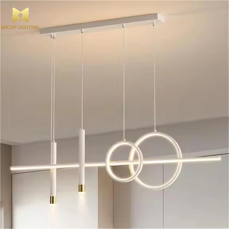 Minimalist Single-Head Wire Ceiling Pendant Light Classic Elegant Living Room Dining Room High-End Sense Bar Pendant Light