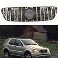 For 1999 2000 2001-2004 Benz W163 ML Class Car Front Bumper Grille Grill Sliver
