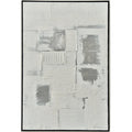 Abstract Minimalist Design Handmade Oil Painting Wall Art White Texture Canvas Art Painting for Home Living Room Decor