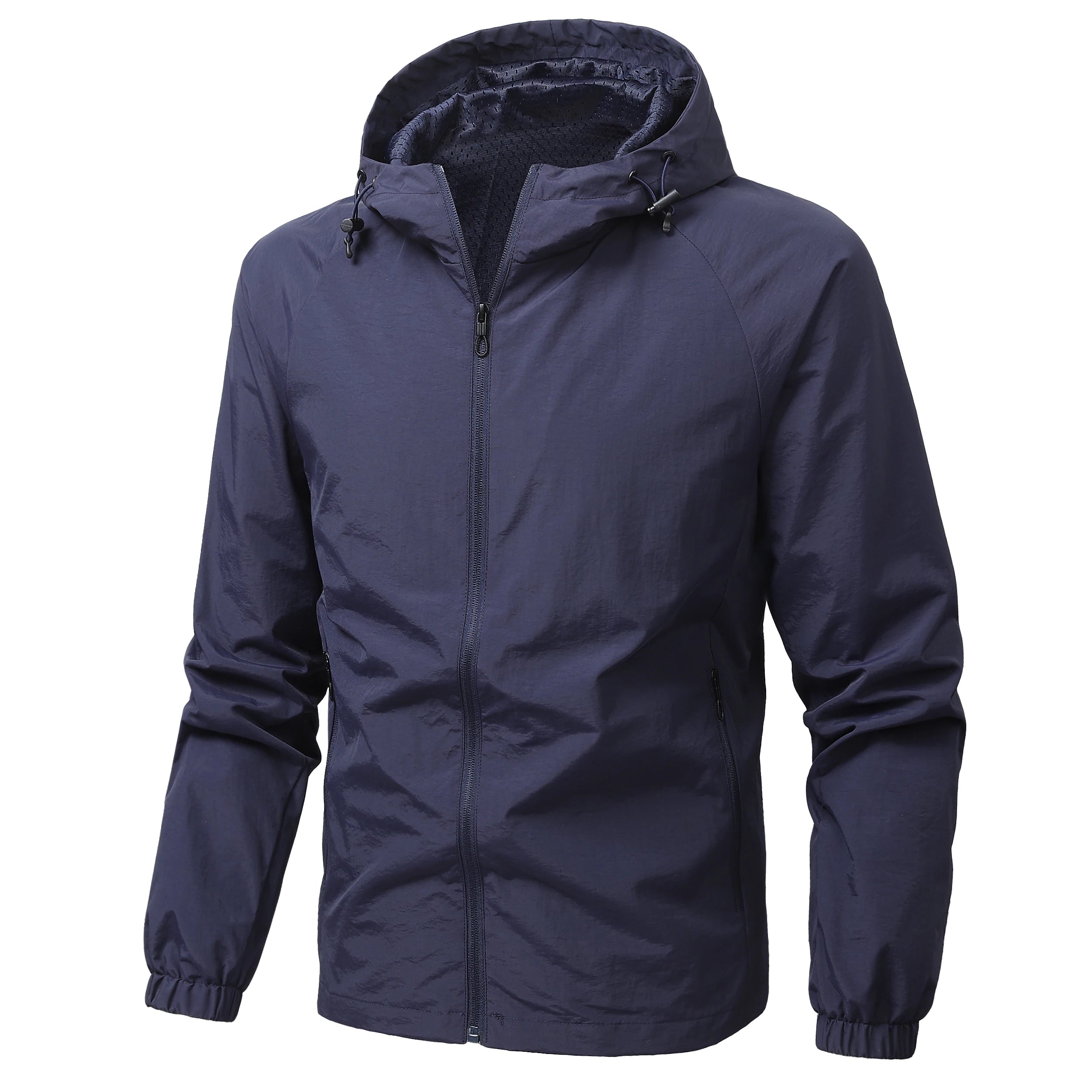 Wholesale OEM Men's Tactical Jackets Custom Waterproof Breathable Windbreaker Jacket Custom ArmyGreen Team Jacket