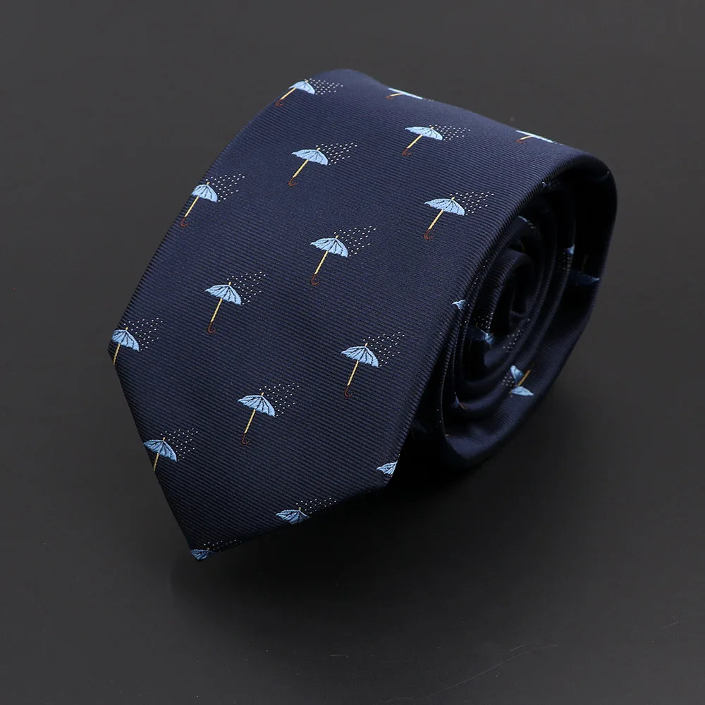 Men's Skinny Ties Jacquard Neckties for Wedding Business Suits Party Neck Ties Neckwear Slim Gravatas Accessories Gift For Men