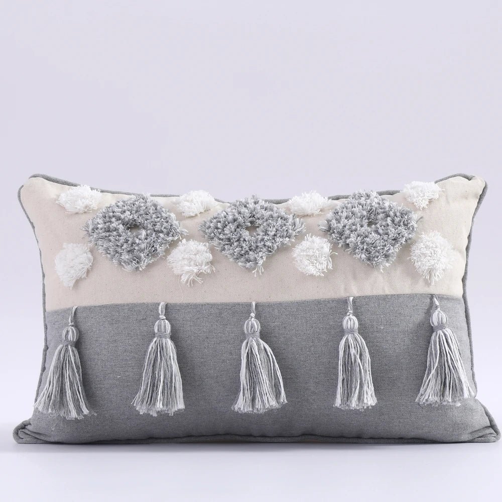 45 * 45/30 * 50cm Moroccan Bohemian Plucked Nordic Style Pillowcase Hotel Home Living Room Sofa Cushion Cover