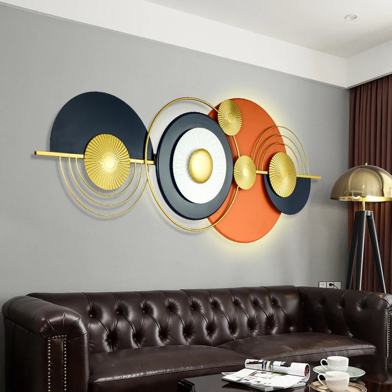 Contemporary Light Luxury Creative Background Sconce for Home Living Room Bedroom Decor Wall LED Picture Lamp