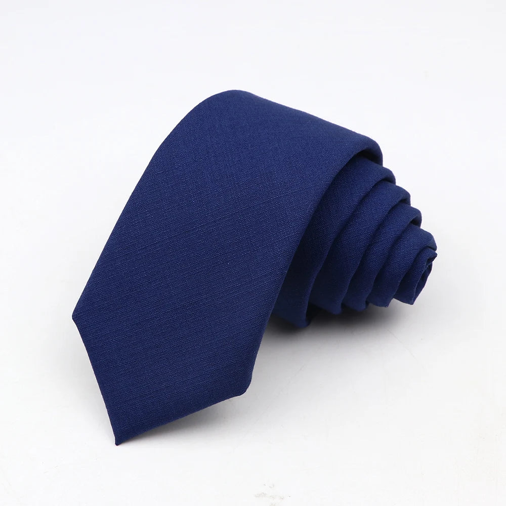 Fashion Neckties Classic Men's Slik Polyester Solid Color Tie For Business Party Wedding Suit Shirt Skinny Neck Ties Accessory - Free Item.