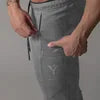 Customized 80% Cotton Men Jogger Pants Pocket Sweatpants Solid Zipper Black Trouser Pant Man Gym Workout Track Pants for Men