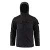 Autumn Winter Men's Vintage Pullover Hoodie Solid Color Long Sleeve Coat Comfort Warm Style Windbreaker Jacket Custom