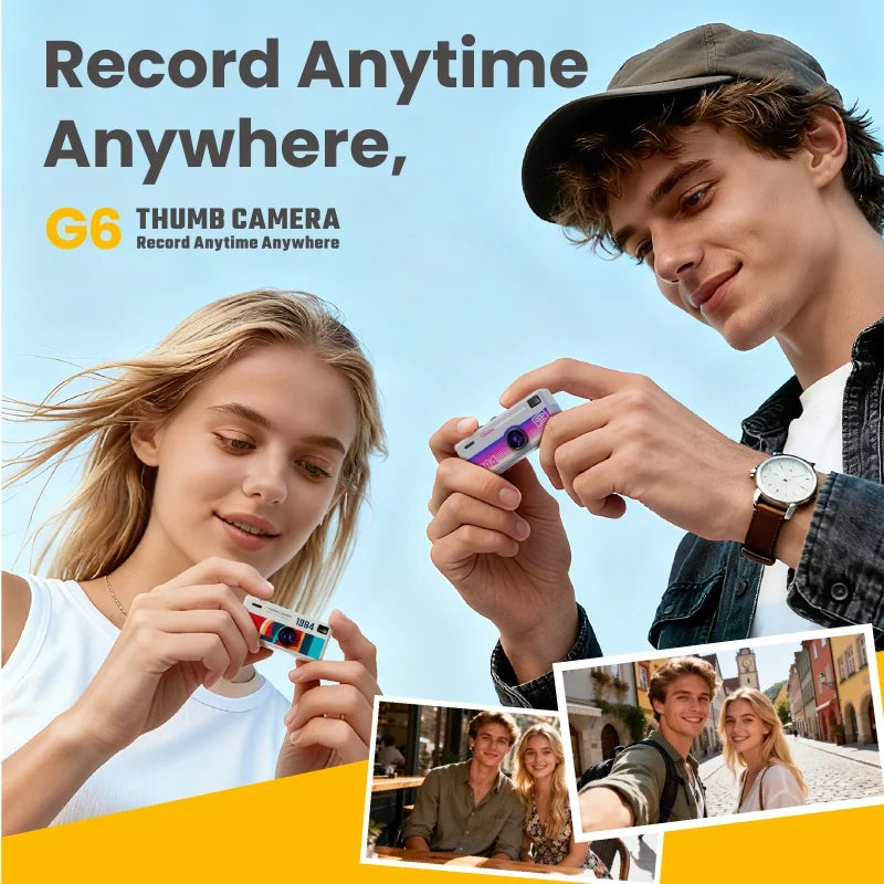 Best-selling Mini Thumb Camera 1080P 8MP 120 Wide Angle Kodak Charmera 1984 Blind Box Keychain Camera