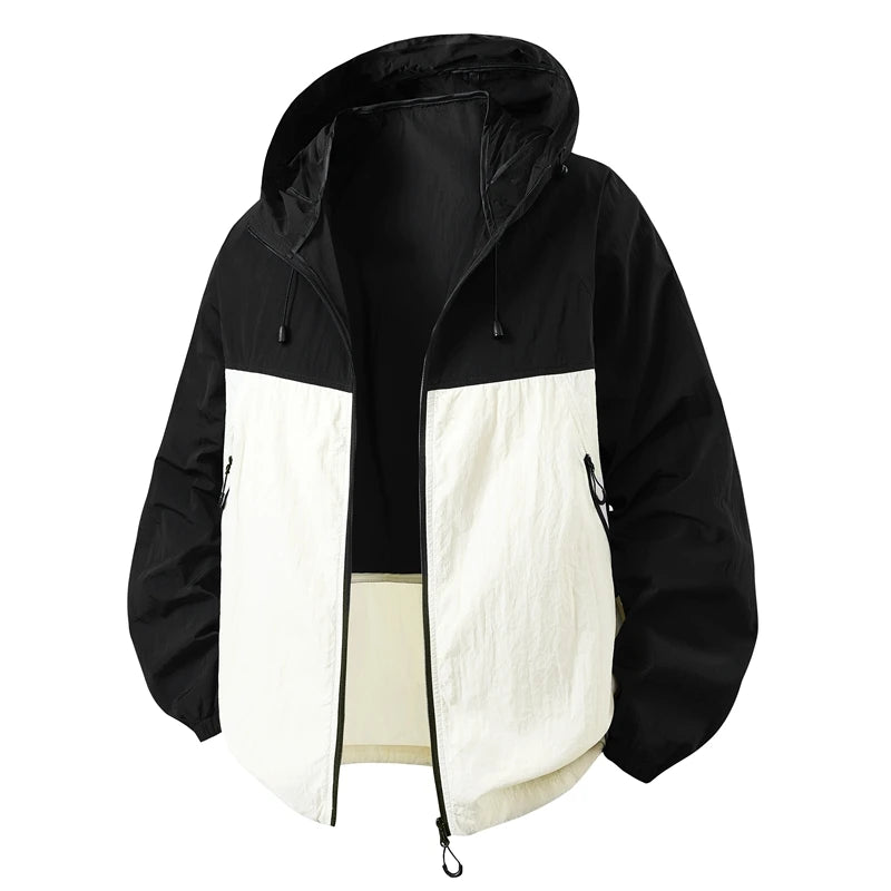 Oem Wholesale Custom Summer Thin Outdoor Casual Jackets Running Hooded Windbreaker Unisex Jacket