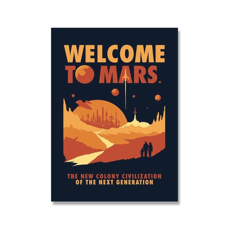 Planet Canvas Print Paintings