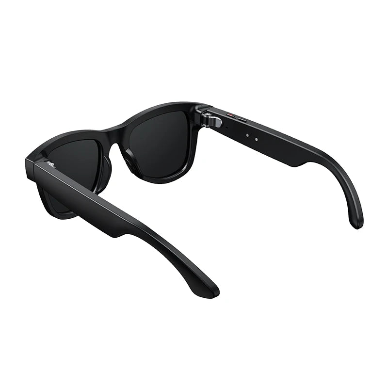 Houmi Island M02 Factory Custom AI Smart Glasses Dual Camera 800W Anti-Shake GPS IP54 Waterproof Camera Music Real-Time