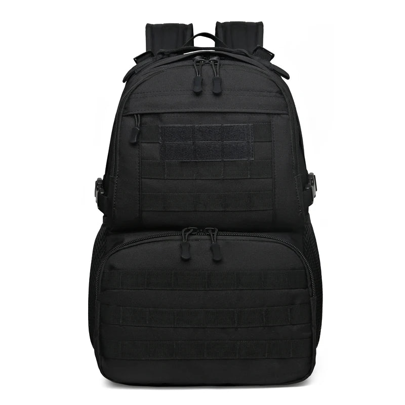 Durable Outdoor Sport Backpack Vintage Style with Zipper Closure Waterproof for Hiking Camping Hunting Featuring External Frame