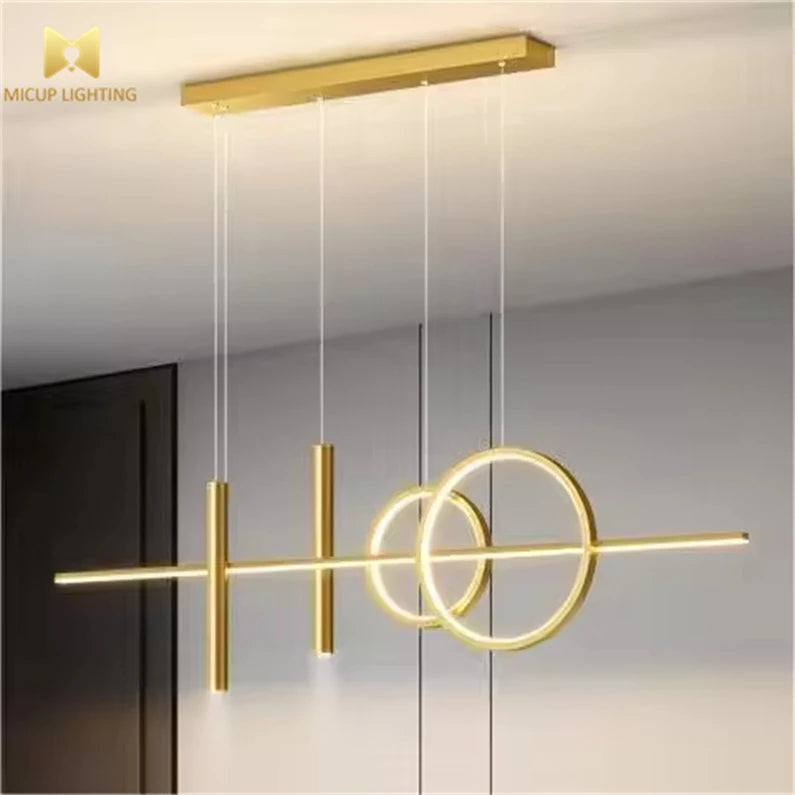 Minimalist Single-Head Wire Ceiling Pendant Light Classic Elegant Living Room Dining Room High-End Sense Bar Pendant Light