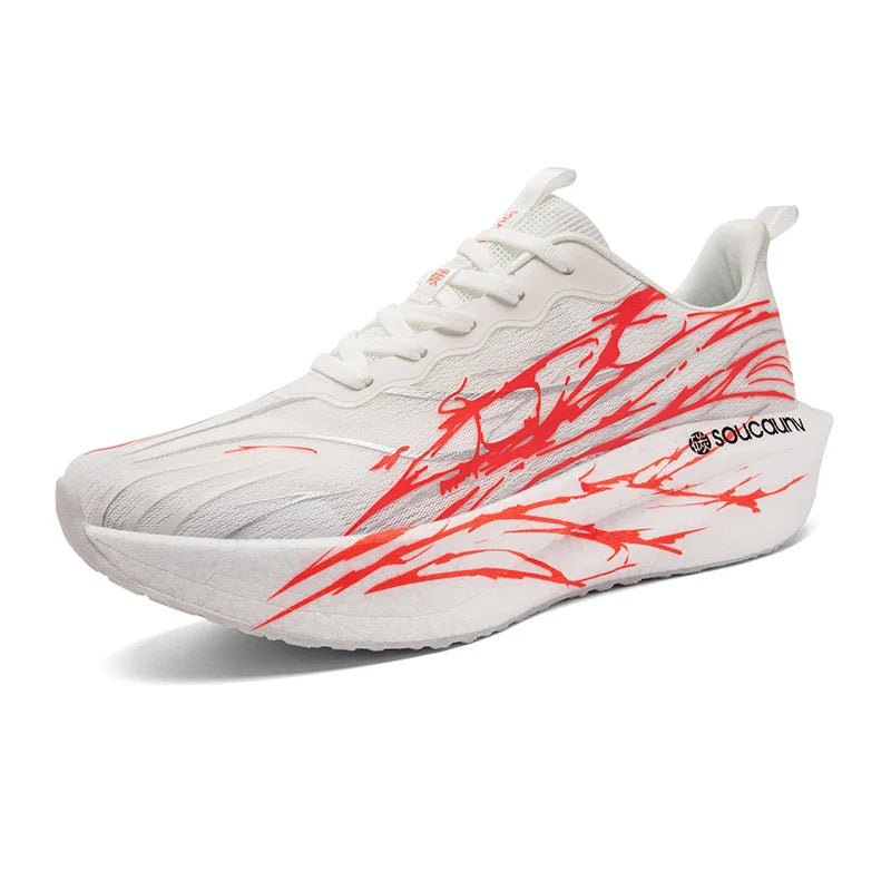 Elite Carbon Plate Running Shoes Men's Supercritical Foam Racing Sneakers Professional Marathon Sports Shoes