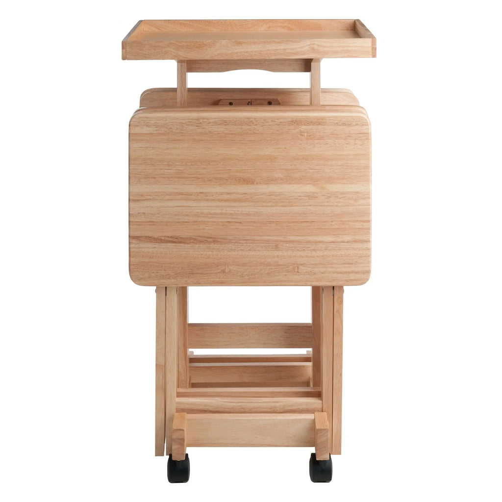 DB 6-PC Snack Table Set Natural