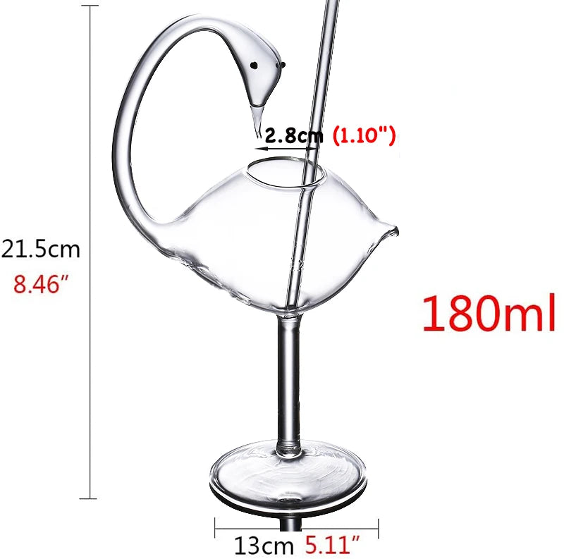 Creative Cocktail Glass - Porcupine Fish/Swan/Rose/Octopus/Bird Design Cocktail Glass, Novelty Drink Cup for KTV Bar Night Party