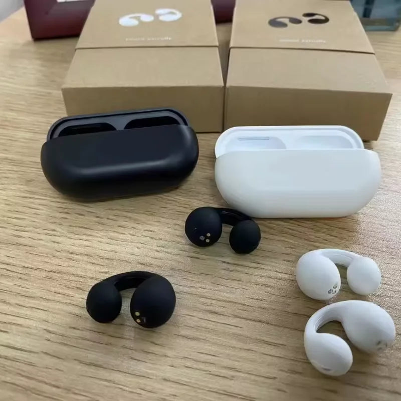 Wireless Earbuds Sound Ecouteur Ear Cuffs Bone Conduction Headphone Auriculares Audifonos for Earphones - Free Items Weekend
