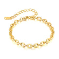Popular Latest Stainless Steel 18K PVD Diy Gold Plated Chain Necklace Jewelry Roll For Women Men