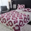 100% Polyester Luxury Jacquard Blanket Diamond Knitted Shawl Printed Geometric Design Four Seasons Use Extra-Large/Large Size