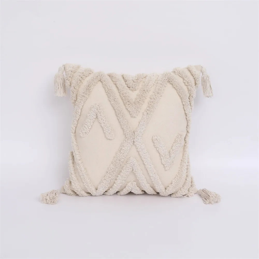 45 * 45/30 * 50cm Moroccan Bohemian Plucked Nordic Style Pillowcase Hotel Home Living Room Sofa Cushion Cover