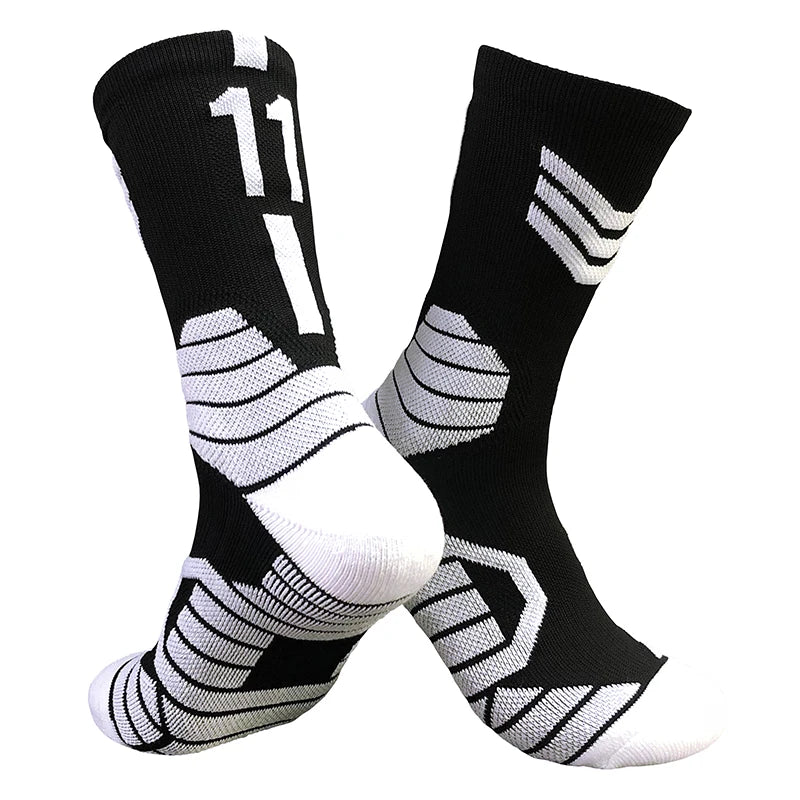 Morant Twelve BOS Basketball Player Star Thick Sport Crew Man MEM USA Socks Digital Number No12 Point Guard Golden State US Team