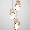 Hot Sale Modern LED Iron Hanging Lamp Gold Pendant Lights for Home Decoration Hotel Hall Restaurant Cafe