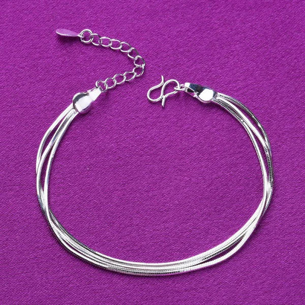 Multi-style High Quality Silver Plated Anklet For Women Girls Fashion Simple Jewelry New style Hot Selling