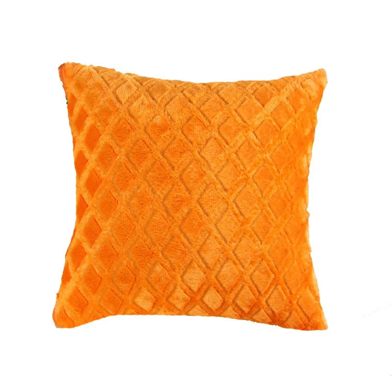 High Quality 100% Polyester Faux Fur Pillow Cover Decorative Cushion Covers for Livingroom Bedroom Office