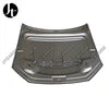 For Audi Q8 SQ8 RSQ8 Front Hood Retrofit M Style Dry Carbon Fiber Bonnet Front Engine Cover 2018+