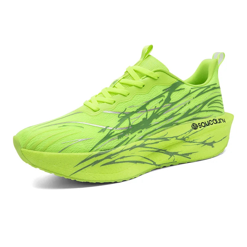 Elite Carbon Plate Running Shoes Men's Supercritical Foam Racing Sneakers Professional Marathon Sports Shoes