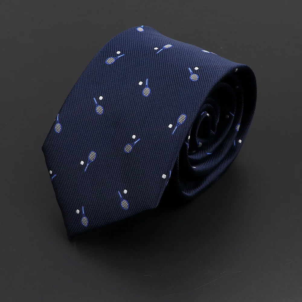 Men's Skinny Ties Jacquard Neckties for Wedding Business Suits Party Neck Ties Neckwear Slim Gravatas Accessories Gift For Men